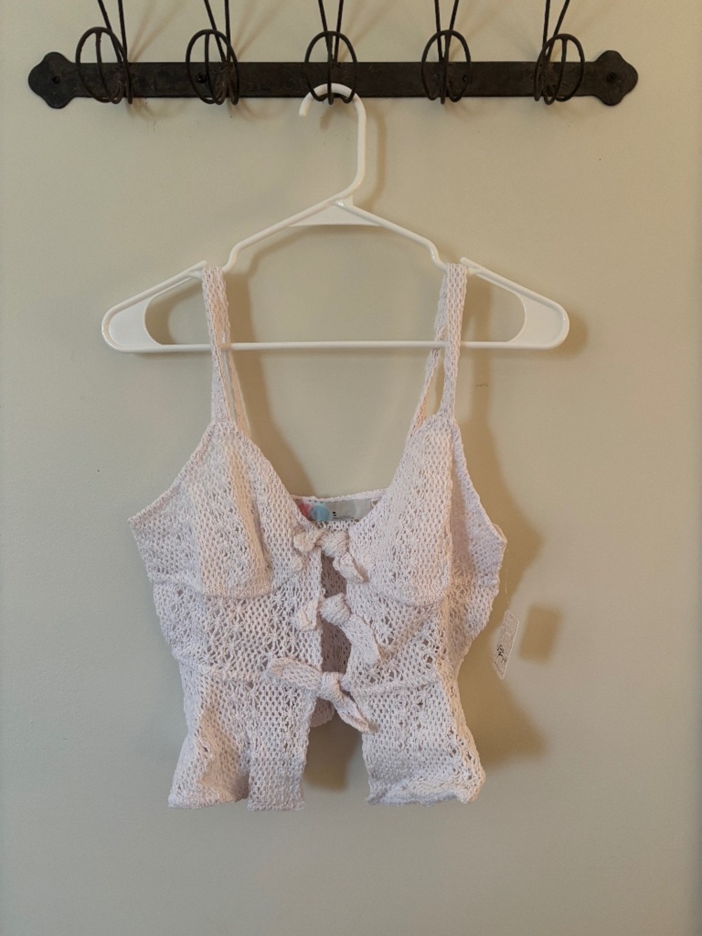 New with tags Free People Charlize Crochet top